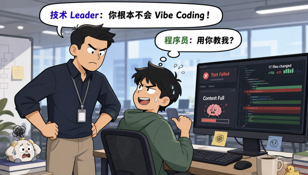 技术 Leader：“你根本不会用 Codex 和 Claude Code，也不懂 Vibe Coding！”，我：“用你教我？”